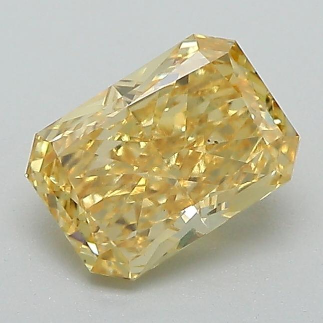 1.01 Ct. Fancy Vivid Yellow Radiant Lab Grown Diamond