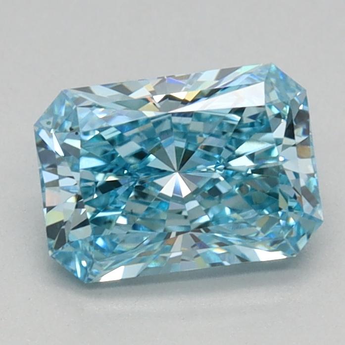 0.83 Ct. Fancy Vivid Blue Radiant Lab Grown Diamond