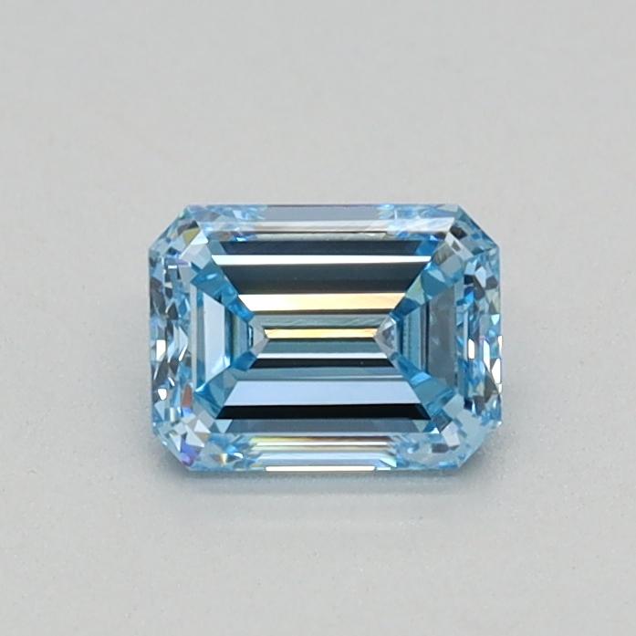 0.33 Ct. Fancy Intense Blue Emerald Lab Grown Diamond