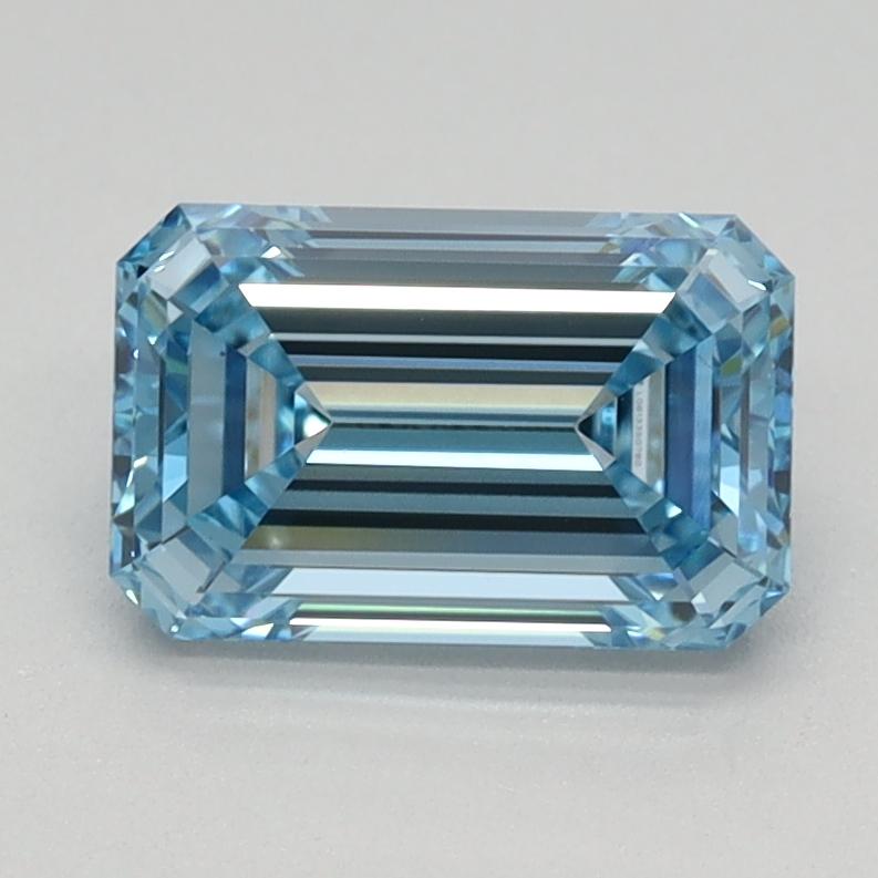 1.16 Ct. Fancy Intense Blue Emerald Lab Grown Diamond