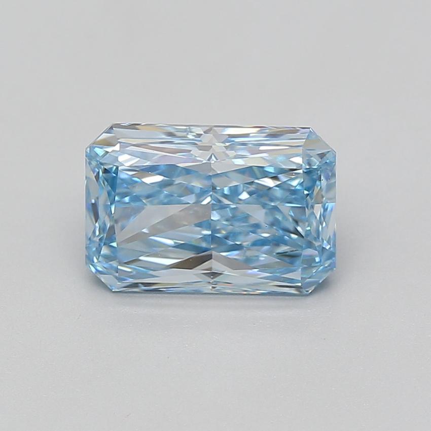 3.01 Ct. Fancy Vivid Blue Radiant Lab Grown Diamond
