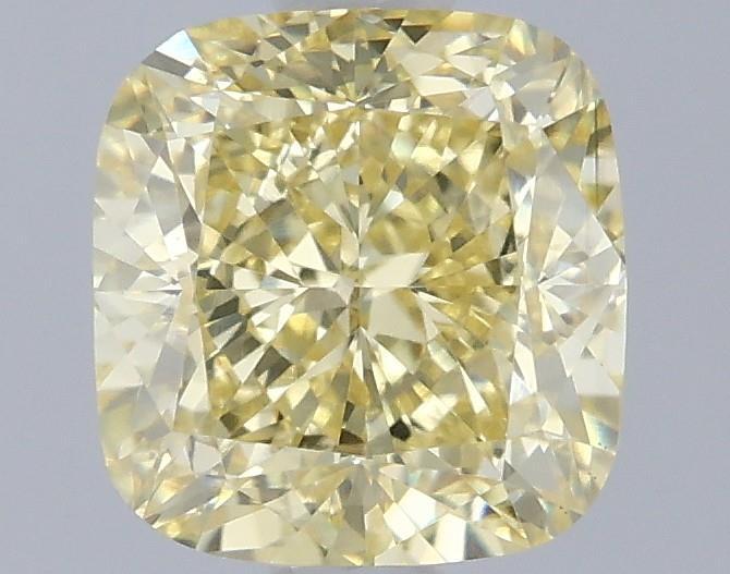 1.58 Ct. Fancy Intense Yellow Cushion Lab Grown Diamond