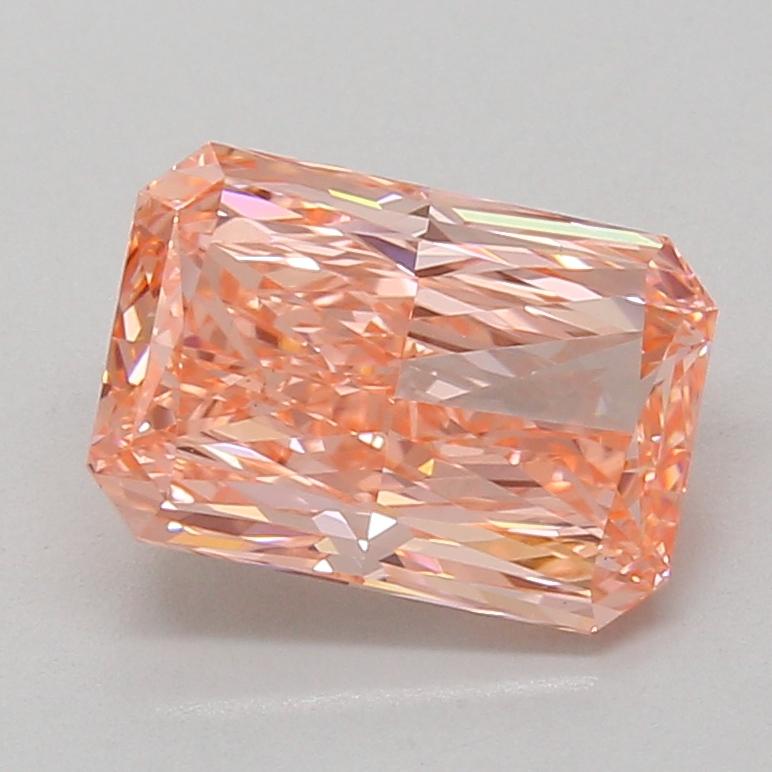 3.08 Ct. Fancy Vivid Pink Radiant Lab Grown Diamond