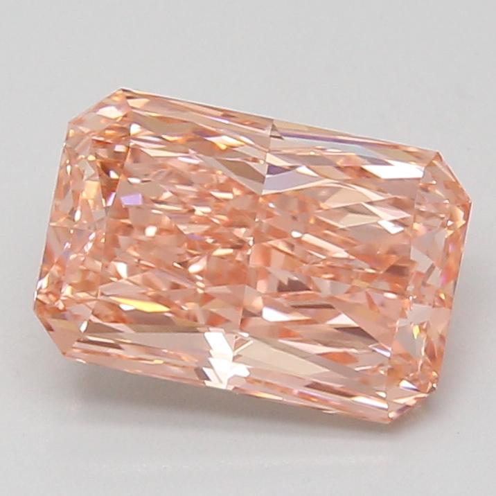 3.01 Ct. Fancy Vivid Pink Radiant Lab Grown Diamond