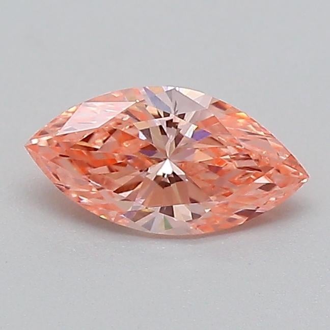 0.32 Ct. Fancy Vivid  Pink Marquise Lab Grown Diamond