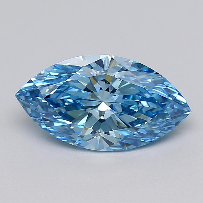 3.05 Ct. Fancy Blue Marquise Lab Grown Diamond