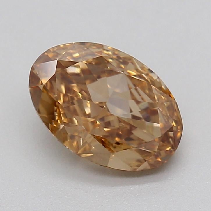 1.02 Ct. Fancy Light  Brown Oval Lab Grown Diamond