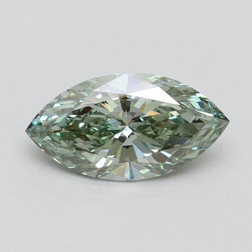 0.99 Ct. Fancy Intense Green Marquise Lab Grown Diamond