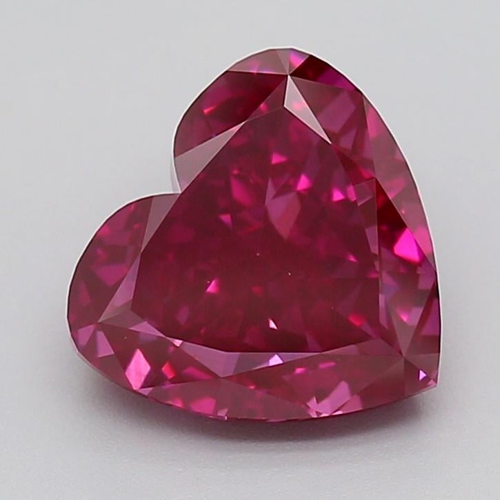 2.61 Ct. Fancy Deep Pink Heart Lab Grown Diamond