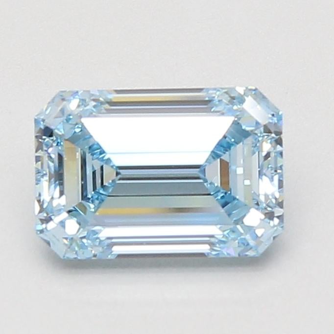 2.09 Ct. Fancy Intense Blue Emerald Lab Grown Diamond