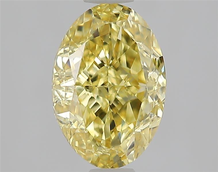 1.59 Ct. Fancy Vivid Yellow Yellow Oval Lab Grown Diamond