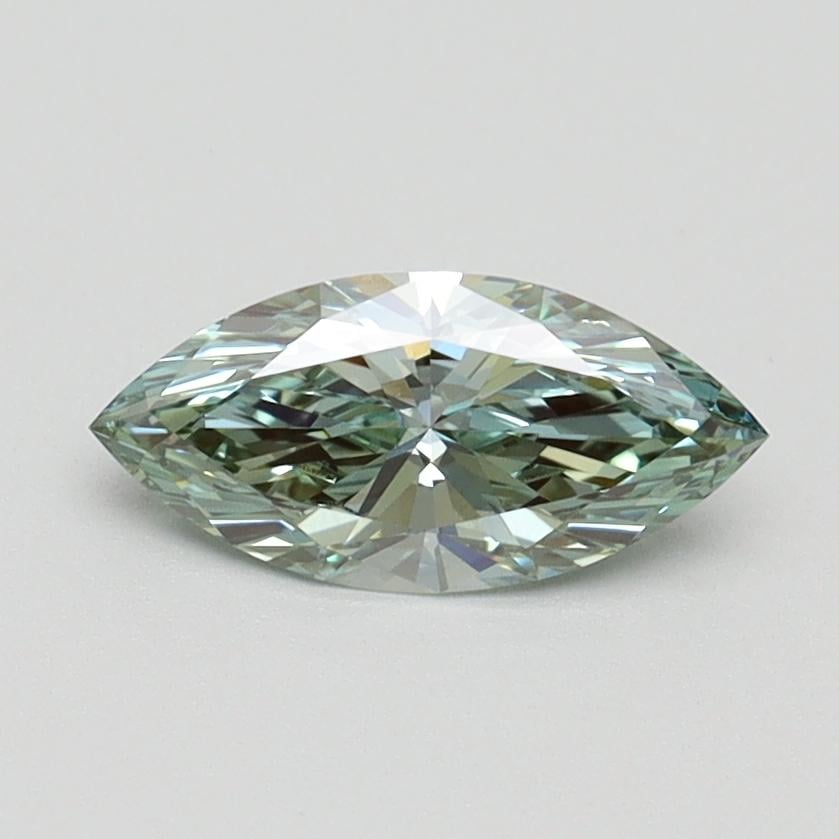 0.61 Ct. Fancy Intense Green Marquise Lab Grown Diamond