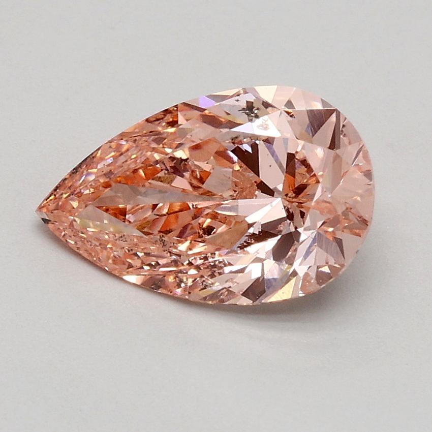1.00 Ct. Fancy Intense Pink Pear Lab Grown Diamond