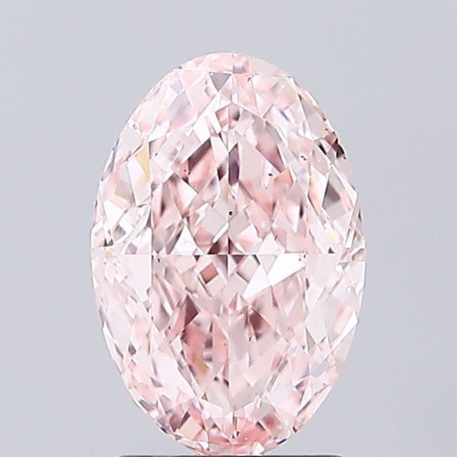 2.15 Ct. Fancy Vivid  Pink Oval Lab Grown Diamond