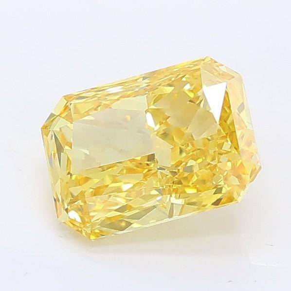 1.05 Ct. Fancy Vivid Yellow Radiant Lab Grown Diamond