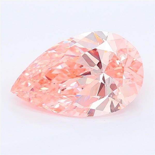 2.00 Ct. Fancy Intense Pink Pear Lab Grown Diamond