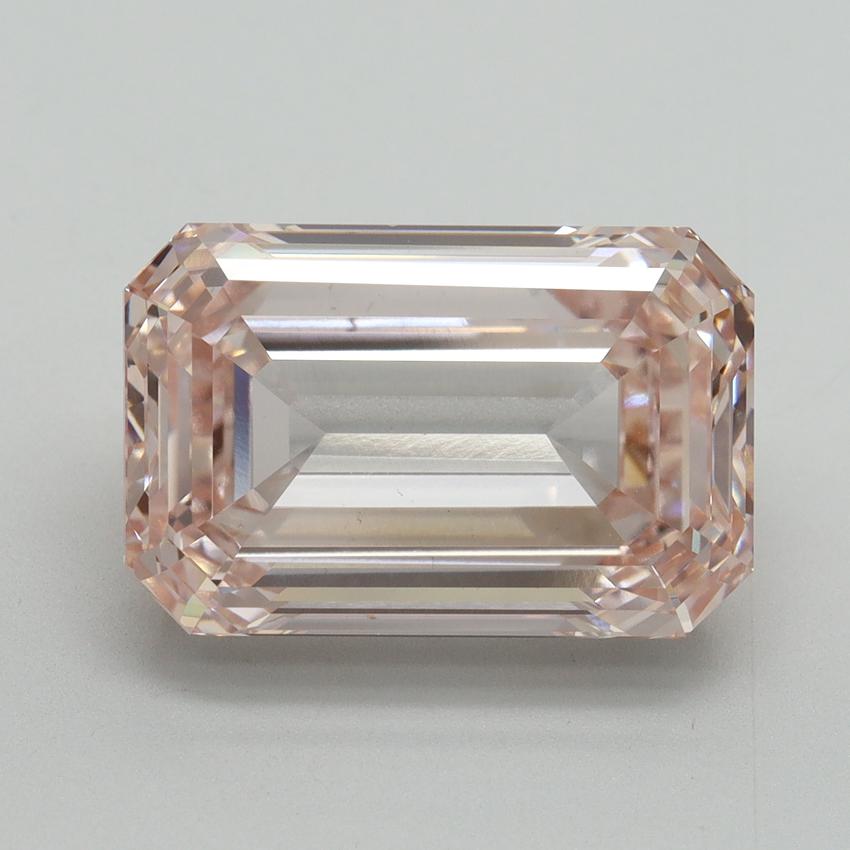 9.04 Ct. Fancy Pink Emerald Lab Grown Diamond