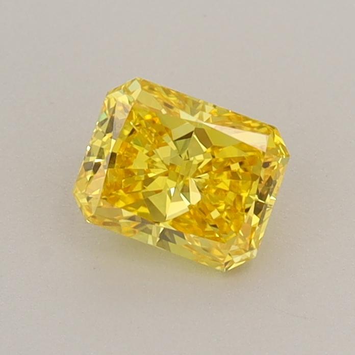 0.50 Ct. Fancy Vivid  Yellow Radiant Lab Grown Diamond