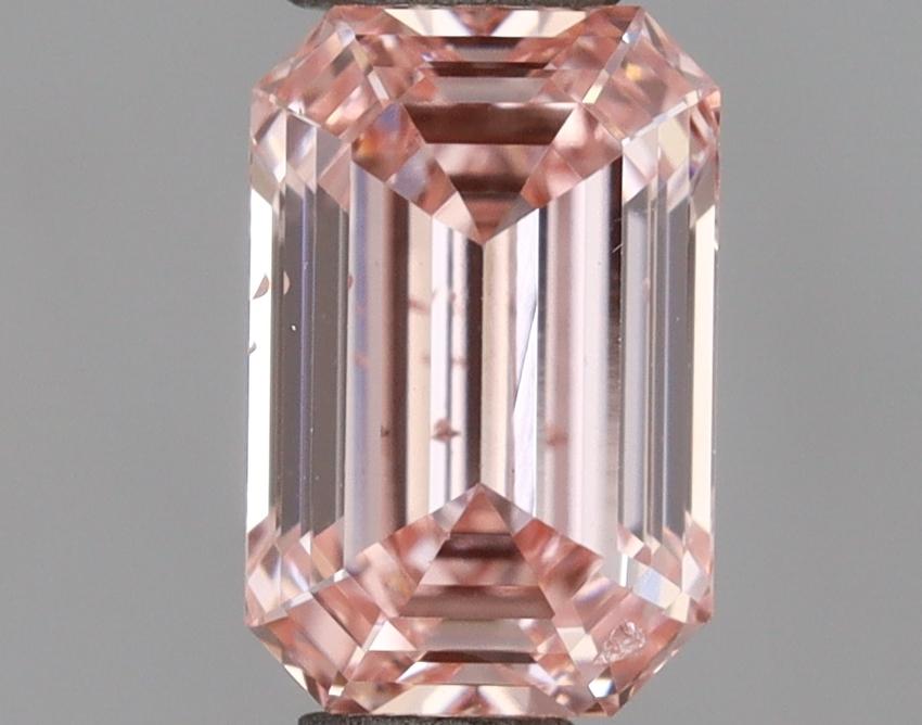 0.65 Ct. Fancy Intense Pink Emerald Lab Grown Diamond