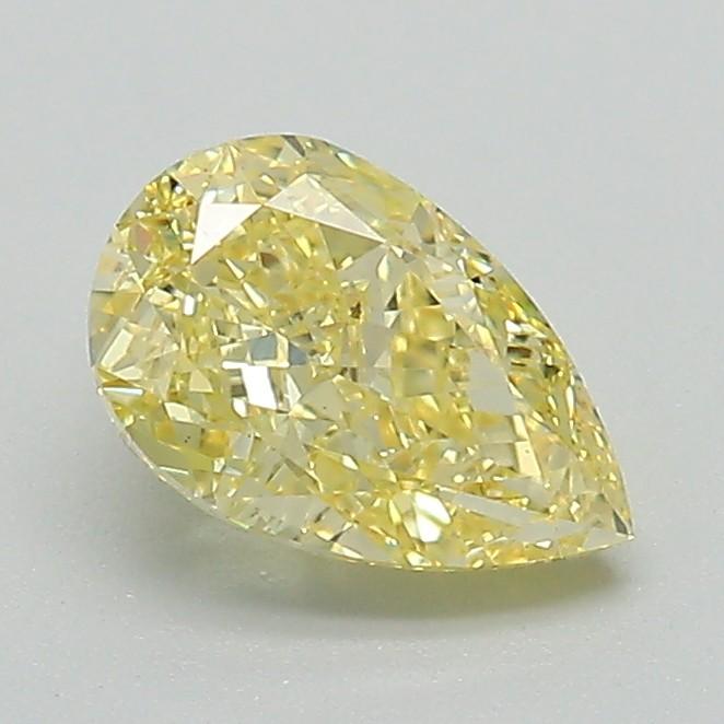 1.03 Ct. Fancy Intense Yellow Pear Lab Grown Diamond