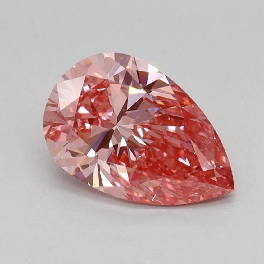 0.81 Ct. Fancy Vivid Pink Pear Lab Grown Diamond