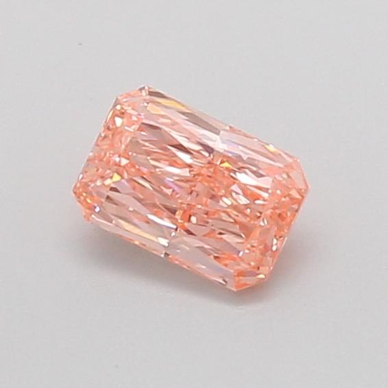 0.48 Ct. Fancy Vivid Pink Radiant Lab Grown Diamond