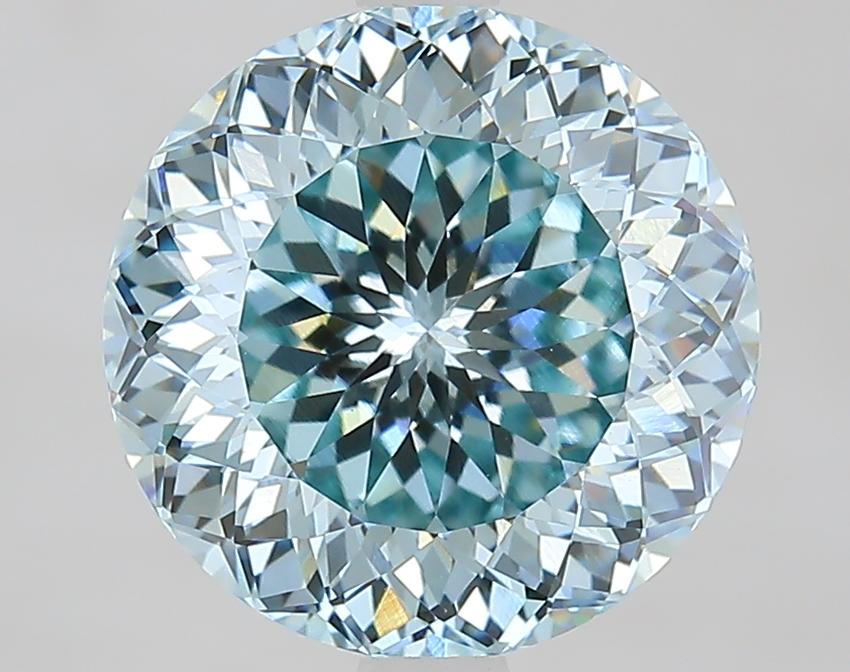 2.51 Ct. Fancy Vivid Green Oval Lab Grown Diamond