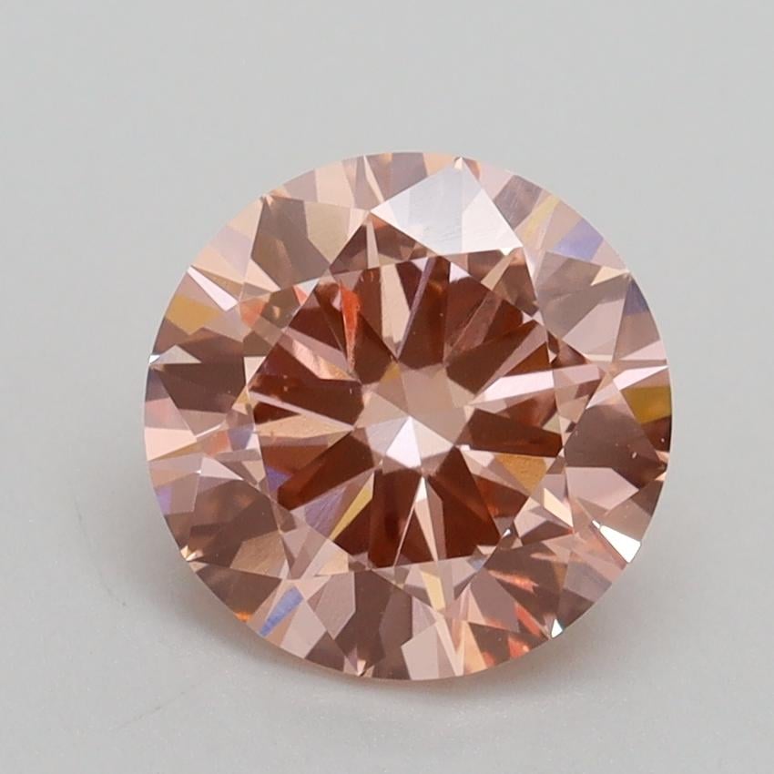 1.80 Ct. Fancy Intense Pink Round Lab Grown Diamond