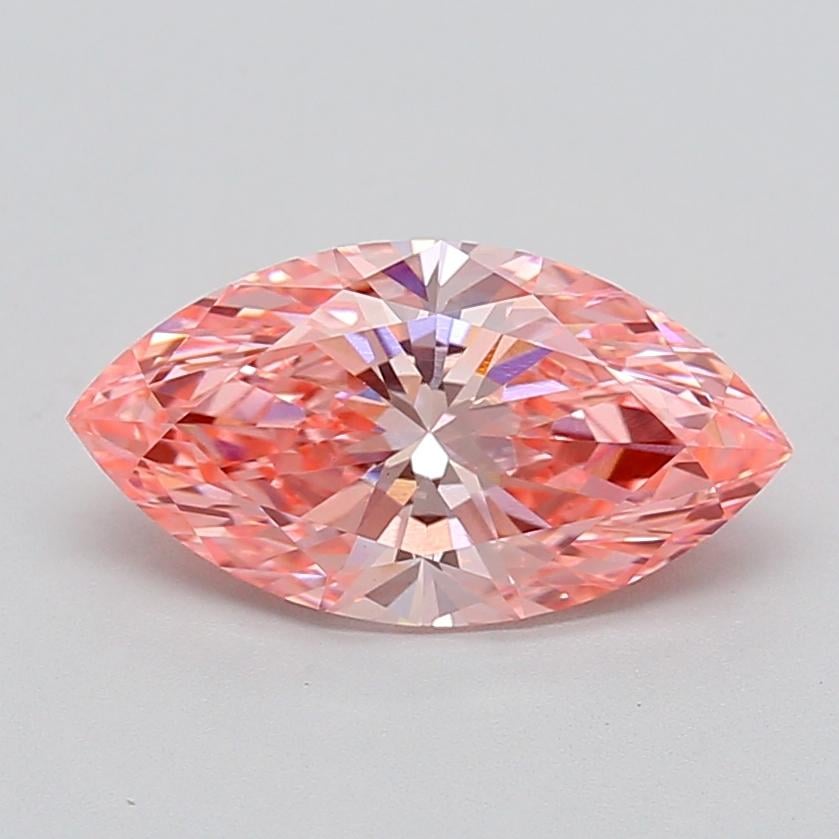 2.07 Ct. Fancy Vivid  Pink Marquise Lab Grown Diamond