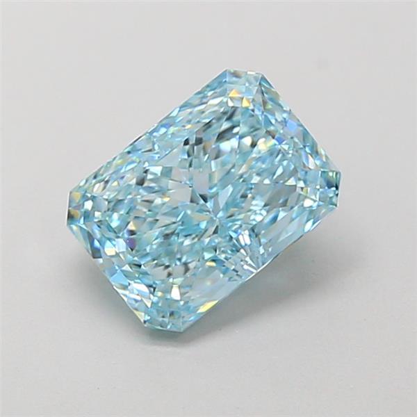 1.51 Ct. Fancy Vivid  Blue Radiant Lab Grown Diamond
