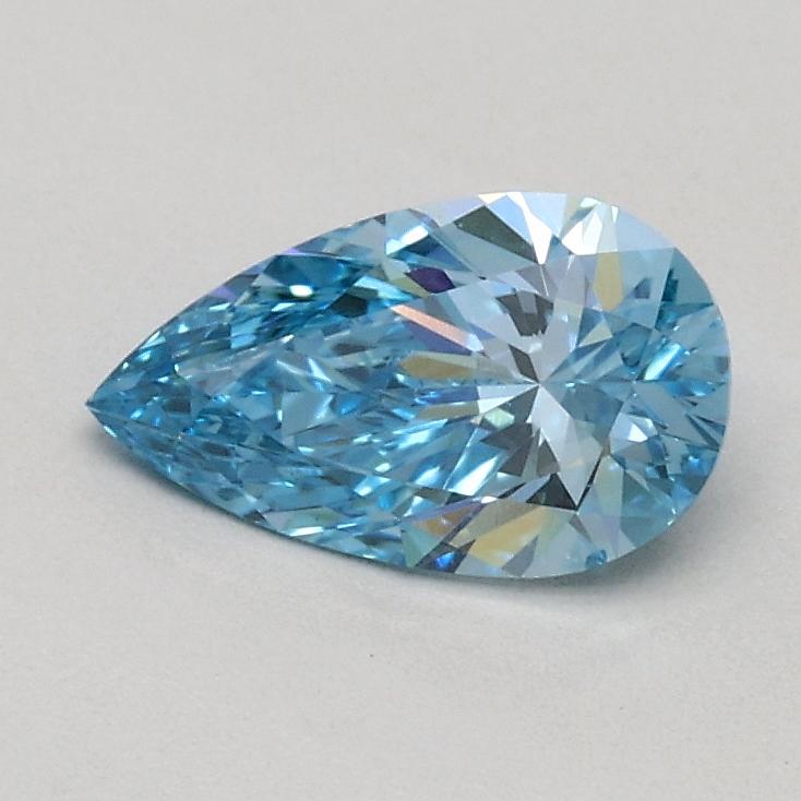 0.50 Ct. Fancy Vivid Blue Pear Lab Grown Diamond