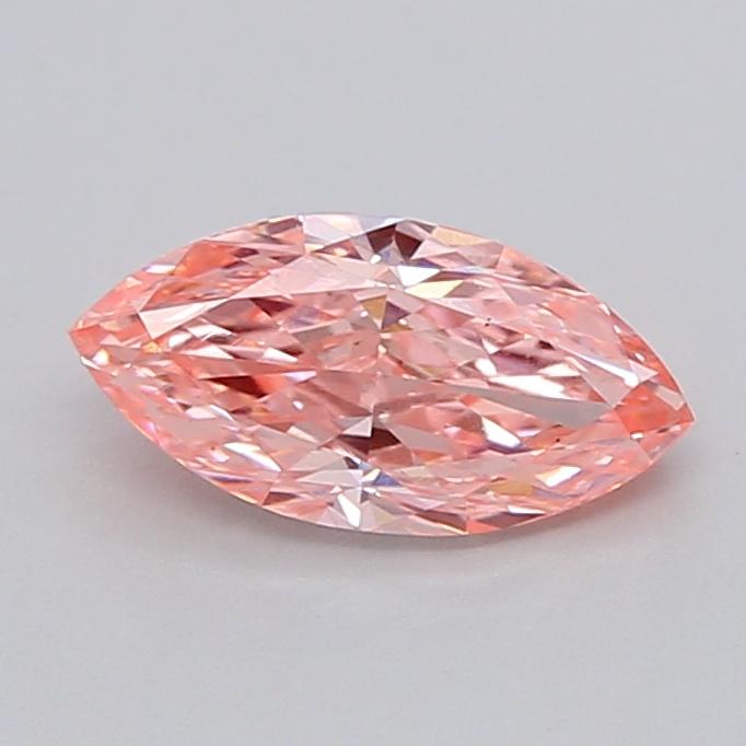 0.71 Ct. Fancy Vivid  Pink Marquise Lab Grown Diamond