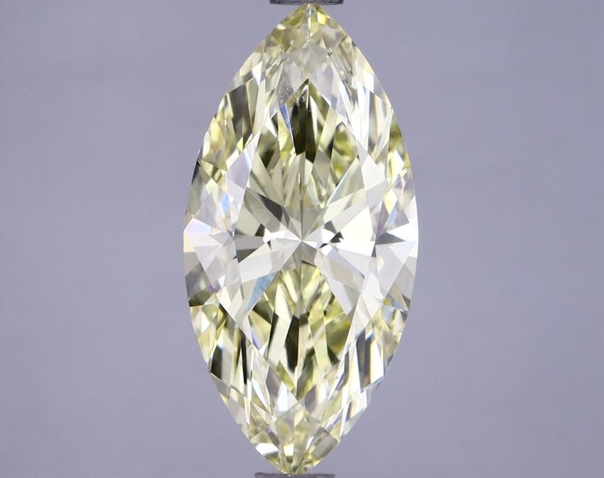 2.04 Ct. Fancy Intense Yellow Marquise Lab Grown Diamond