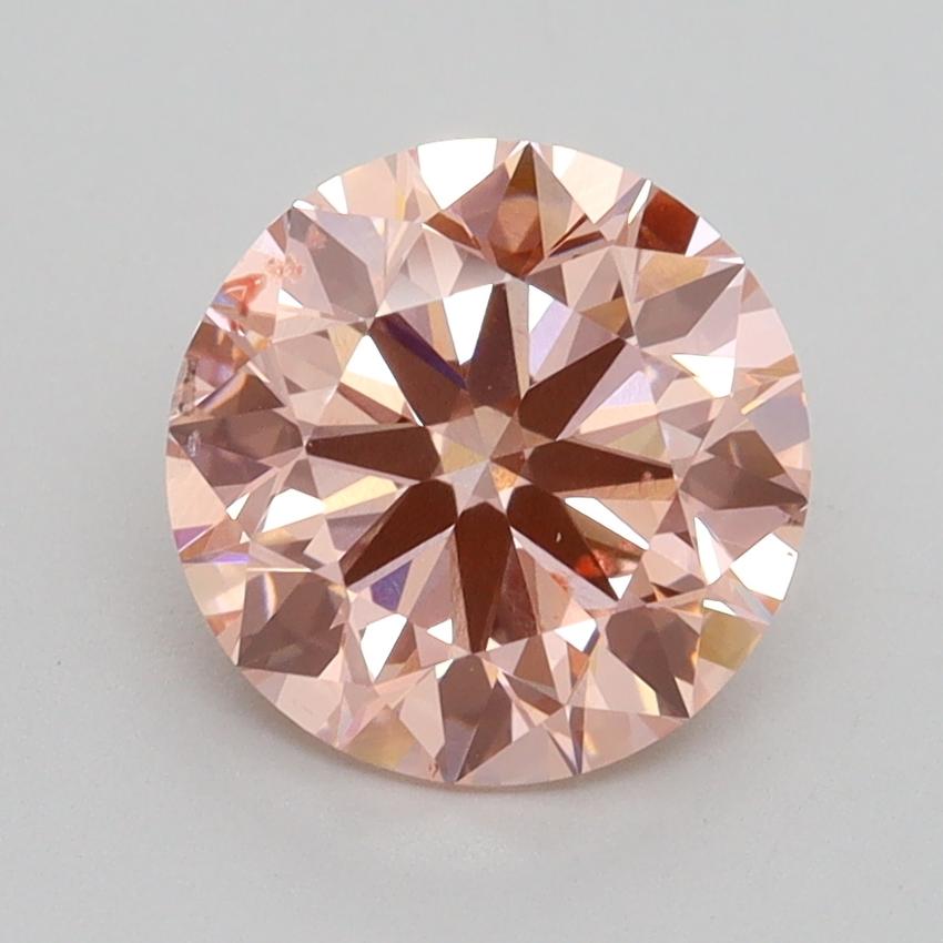 2.01 Ct. Fancy Intense Pink Round Lab Grown Diamond