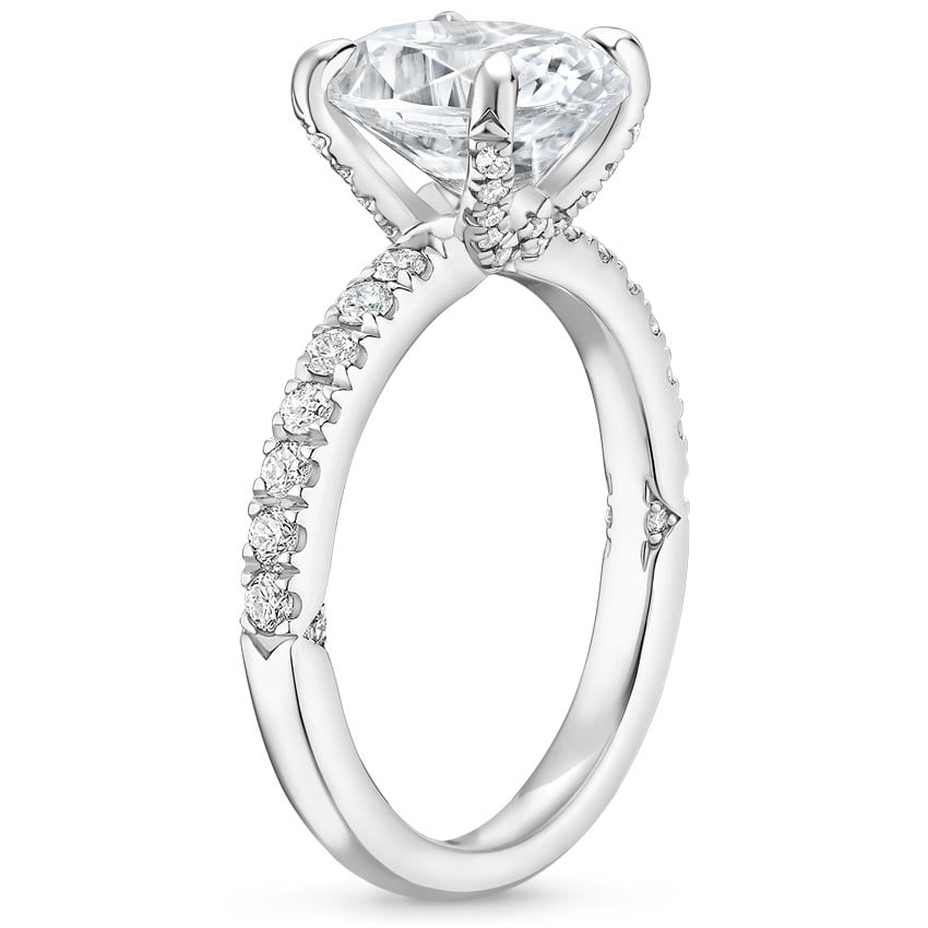 Platinum Luxe Heritage Diamond Ring (1/3 ct. tw.), large side view