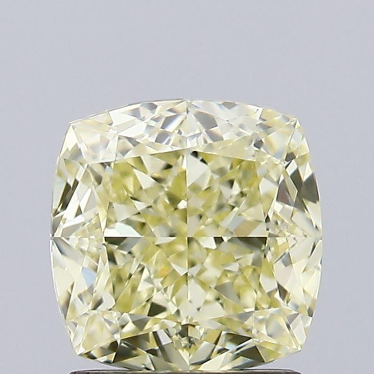 1.75 Ct. Fancy Yellow Cushion Lab Grown Diamond