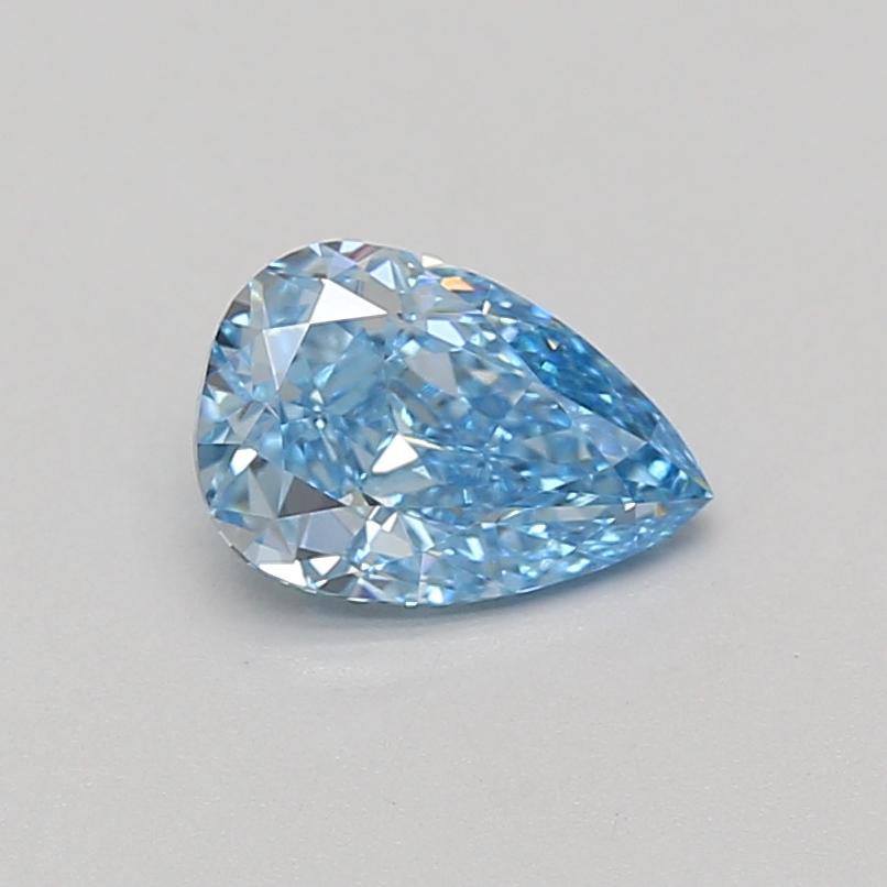 1.08 Ct. Fancy Vivid Blue Pear Lab Grown Diamond