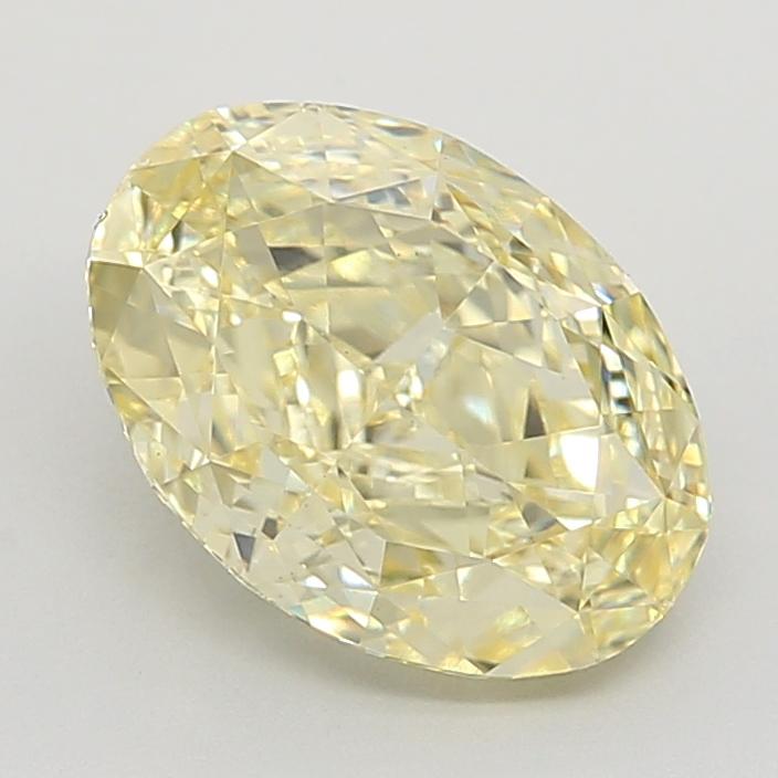 2.36 Ct. Fancy Intense Yellow Oval Lab Grown Diamond