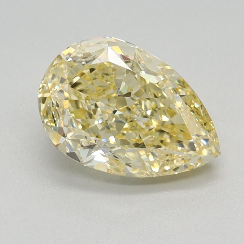 1.16 Ct. Fancy Intense Yellow Pear Lab Grown Diamond