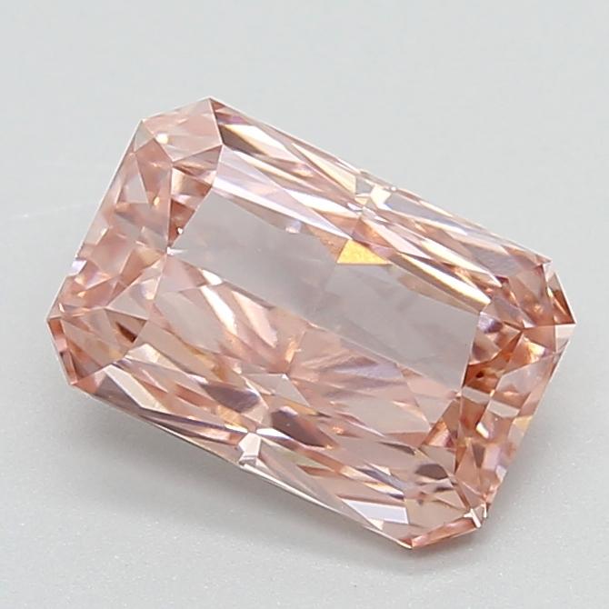 2.51 Ct. Fancy Vivid  Pink Radiant Lab Grown Diamond