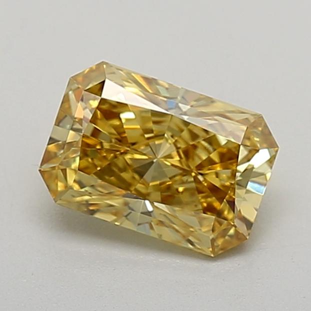1.00 Ct. Fancy Vivid  Yellow Radiant Lab Grown Diamond