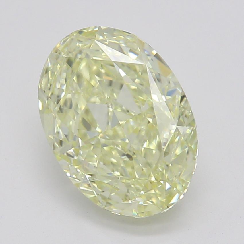 1.20 Ct. Fancy Light Yellow Oval Diamond