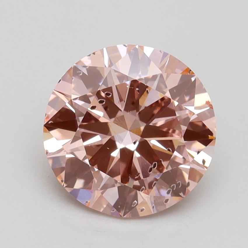 1.97 Ct. Fancy Intense Pink Round Lab Grown Diamond