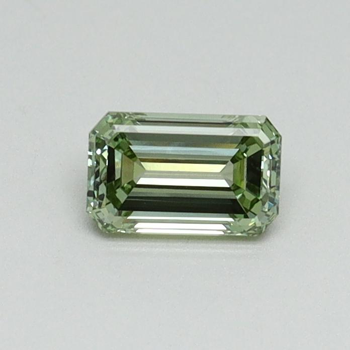 0.38 Ct. Fancy Vivid Green Emerald Lab Grown Diamond