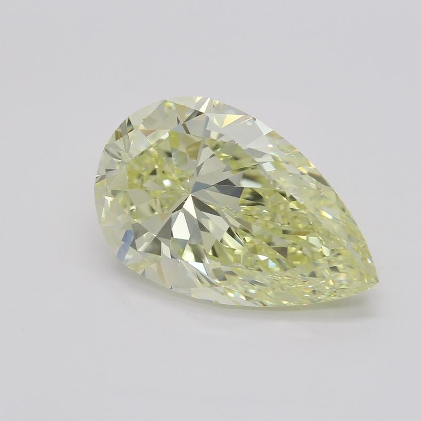 3.00 Ct. Fancy Light Yellow Pear Diamond