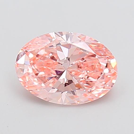 1.50 Ct. Fancy Vivid Pink Oval Lab Grown Diamond