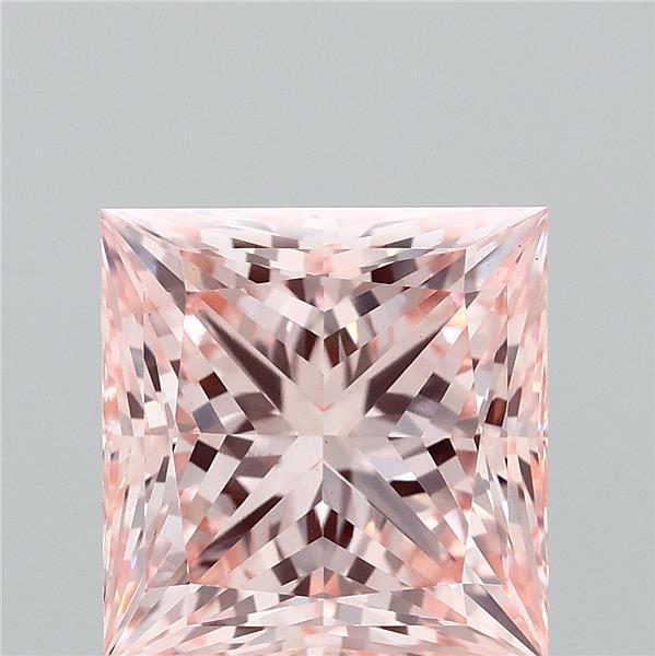 2.59 Ct. Fancy Intense Pink Princess Lab Grown Diamond