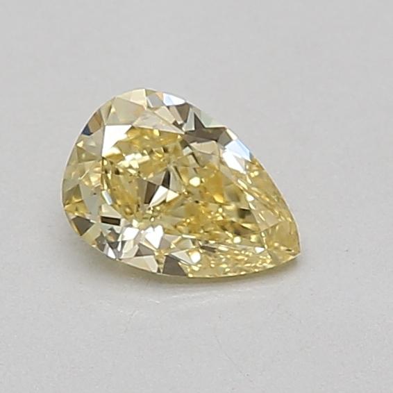 0.52 Ct. Fancy Intense Yellow Pear Lab Grown Diamond