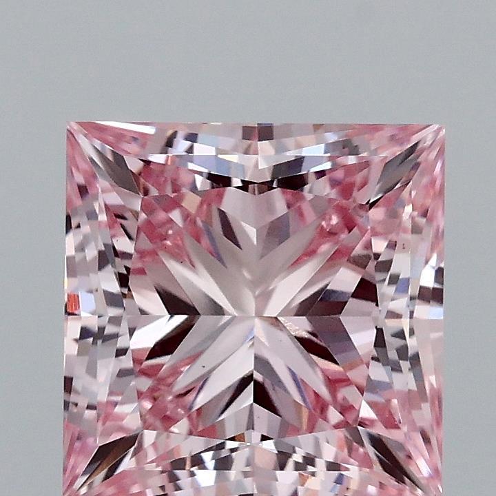 2.84 Ct. Fancy Intense Pink Princess Lab Grown Diamond