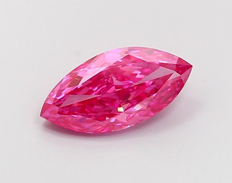 1.35 Ct. Fancy Vivid Pink Marquise Lab Grown Diamond